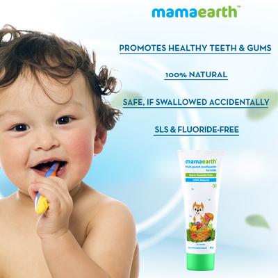 Mamaearth Fruit Punch Kids Toothpaste 50 gm - Baby Oral Care
