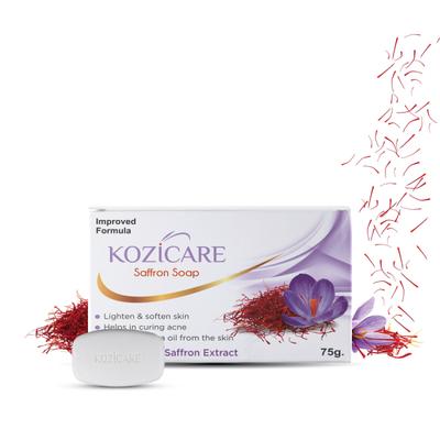 Kozicare Saffron Soap (Pack of 3 x 75 gm) 1's - Soaps