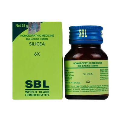 SBL Silicea 6X Tablet 450 gm - Triturations (Homeo Tablets)