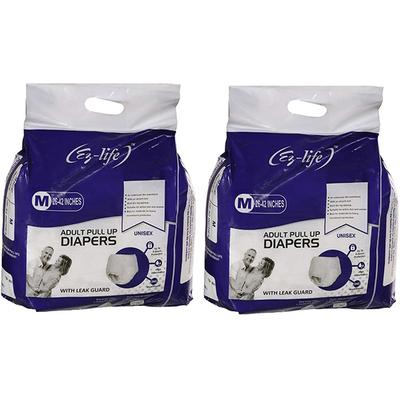 Ez-life Adult Pull Up Diapers (M) (Pack of 2 x 10's) - Adult Diapers & Pads