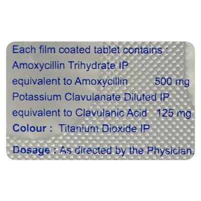 CLAVNAX 625 Tablet 6's - Bacterial Infections-Pen