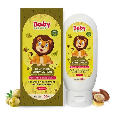 Baby Organo Ayurvedic Nourishing Baby Lotion - Olive Oil & Shea Butter 100 ml - Creams, Lotions & Oils