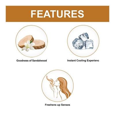 Dermi Cool Prickly Heat Powder - Radiant Sandal 150 gm - Talcum Powders