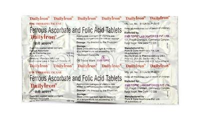 Daily Iron Tablet 10'S - Iron Supplement/Anaemia-Vma