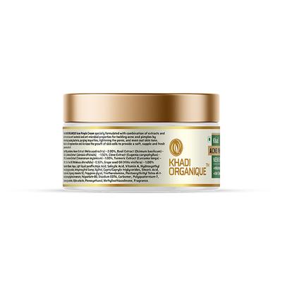 Kadhi Organique Acne Pimple Cream - Neem & Basil 50 gm - Lotions & Creams
