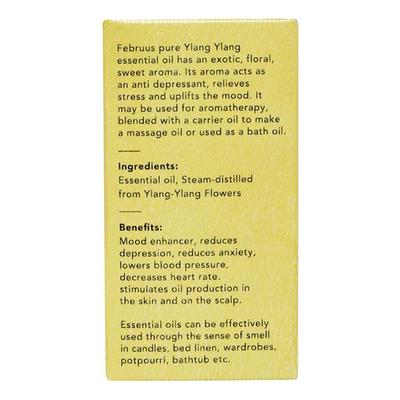 Februus Organics Pure Essential Oil - Ylang Ylang 10 ml - Essential Oils