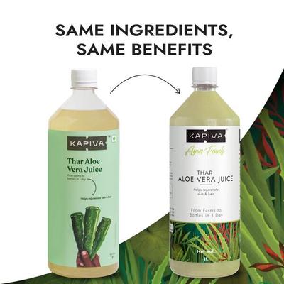Kapiva Thar Aloe Vera Juice 1 ltr - Ayurvedic Juices