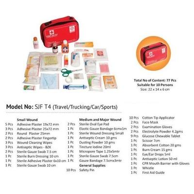 St.Johns Travel Safety Kit In Nylon Pouch - Large (SJF T4) - Kits