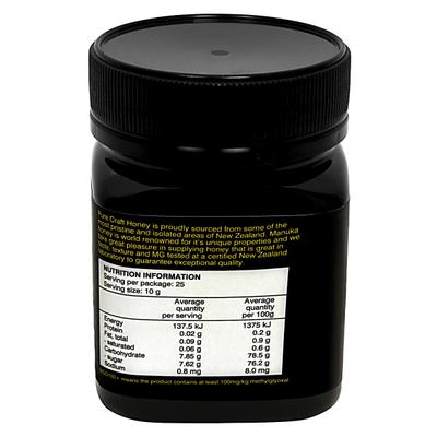 PureCraft Premium & Raw Manuka Honey (MGO 100+) 250 gm - Honey