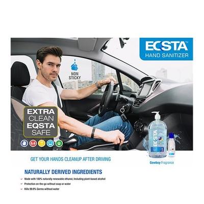 Eqsta Gel Hand Sanitizer - Cowboy 50 ml - Hand Sanitizer