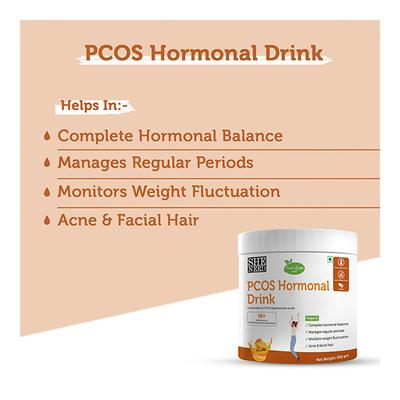 She Need Plant Based PCOS Hormonal Drink - Orange Flavour 300 gm - Daily Health Drinks