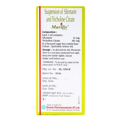 MARILIV Sugar Free Suspension 200ml - Liver Disease