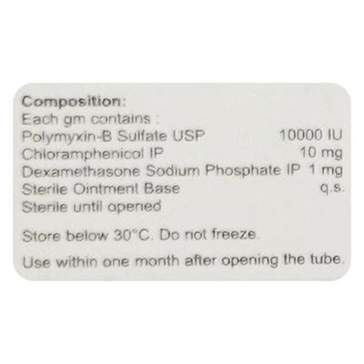 Polynase D Eye Ointment 5gm - Eye Infections-Eaa
