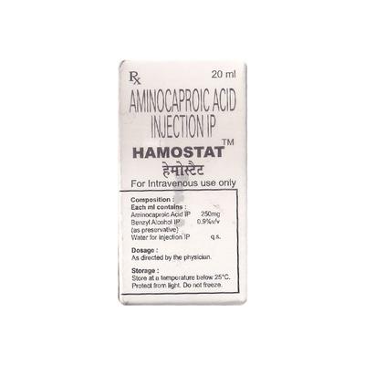 HAMOSTAT 250mg Injection 20ml - Bleeding Disorders-Hae