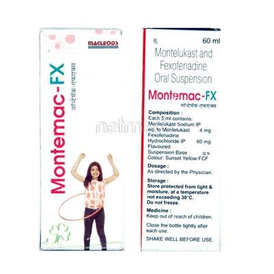 Montemac FX 4/60mg Suspension 60ml - Allergies-Ant