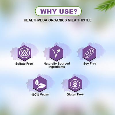 Health Veda Milk Thistle 500 mg Veg Tablet 60's - Multi-Vitamins