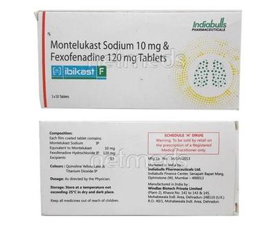 Ibikast F Tablet 10'S - Asthma/COPD-Ast