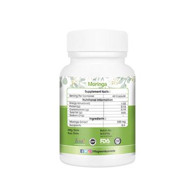 VitaGreen Moringa Capsules 60's - Herbal Dietary Supplement