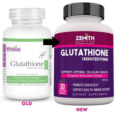 Zenith Nutrition Glutahione 250 mg Capsules 30's - General Health