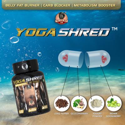 The Yoga Man Lab Yoga Shred Fat Burner Capsule (Pack of 2 x 56's) 1's - Speciality Medicines