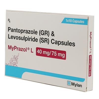 MYPRAZOL L Capsule 10's - Ulcer/Reflux/Flatulence-Aaa