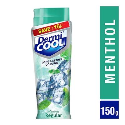 Dermi Cool Prickly Heat Powder - Menthol Regular 150 gm - Talcum Powders