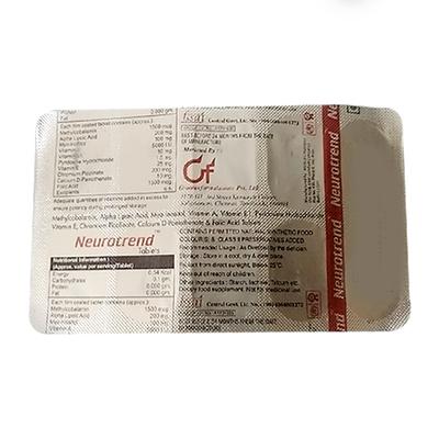 NEUROTREND Tablet 10's - Supplements-Vam