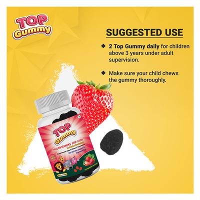 Top Gummy Multivitamins for Kids Gummies - Strawberry Flavour 30's - Multi-Vitamins