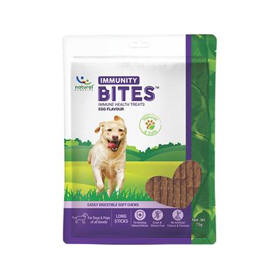 Natural Remedies Immunity Bites Egg Flavour 75gm - Pet Healthcare