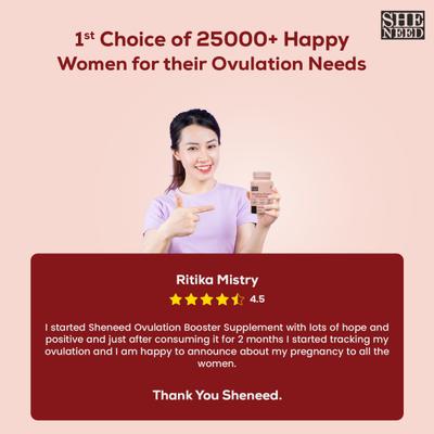 Sheneed Ovulation Booster Supplement Capsule 60's - Nutritional Supplements