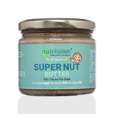 Nutriwish Super Nut Butter 250 gm - Nutritional Bars
