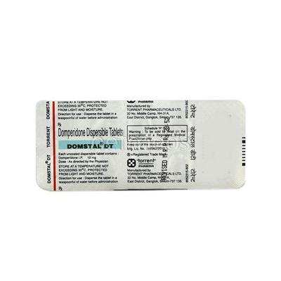 Domstal DT 10mg Tablet 10'S - Gastro Intestinal Motility Disorders-GIT