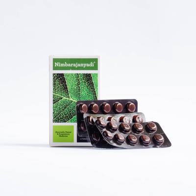 Bipha Ayurveda Nimbarajanyadi Tablet (Pack of 10 Strip x 10's) 1's - Speciality Medicines