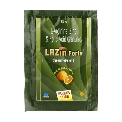 Lrzin Forte Sugar Free Tasty Orange Flavour Granules 15gm - Supplements-Vam