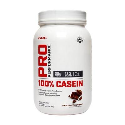 GNC PP 100% Casein Protein Powder - Chocolate 2 lb - Workout Essentials