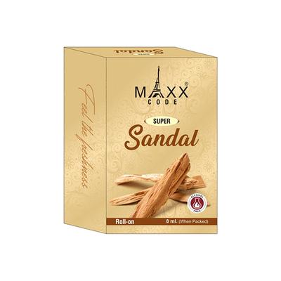 Maxxcode Perfume Roll-On - Super Sandal 8 ml - Men Deodorants/Roll-Ons