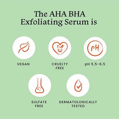 Foxtale Smooth Sailing Aha Bha Exfoliating Serum Reduces Excess Oil and Bumpy Texture 30 ml - Toners