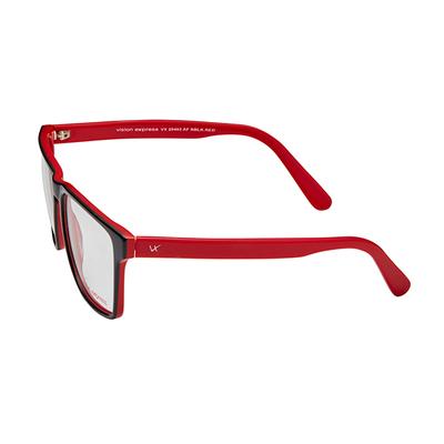 Vision Express 29493 Black Rectangle Eyeglasses (Including Anti-Reflective Coating Lens) 1's - Wearables Eye Glasses