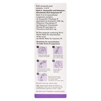 Erox CV 228.5mg Dry Syrup 30ml - Bacterial Infections-Pen