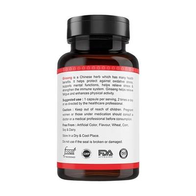 Vitawin Ginseng Vegetarian Capsule 60's - Herbal Dietary Supplement