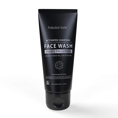 Pee Safe Pollution Safe Face Wash - Activated Charcoal 100 ml - Face Wash & Cleansers