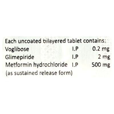 SANOMET VG 2 Tablet 15's - Diabetes-Ant
