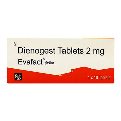 Evafact 2mg Tablet 10'S - Contraception-Ora