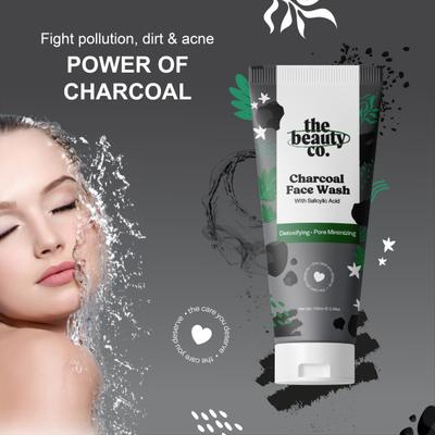 The Beauty Co. Face Wash - Charcoal 100 ml - Face Wash & Cleansers