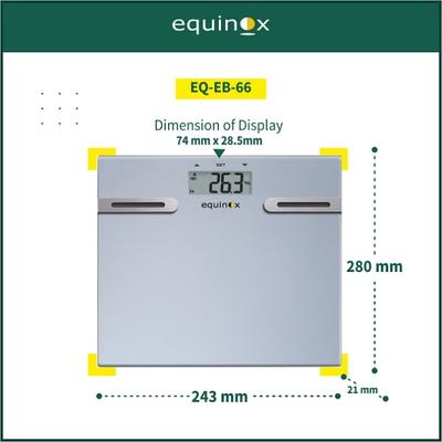 Equinox Body Weighing Scale Digital (EQ-EB-66) - Weighing Scale