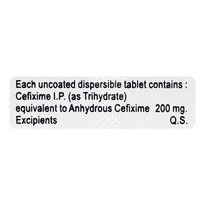 KAFIXIM 200 Tablet 10's - Bacterial Infections-Cep