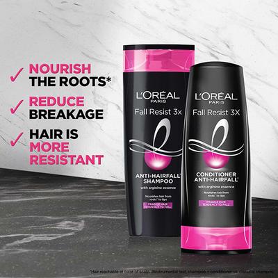 L'Oreal Paris Fall Resist 3X Anti-Hair Fall Conditioner 175 ml - Conditioners
