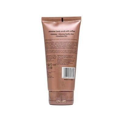 Mcaffeine Shimmer Body Scrub with Coffee for Smooth and Glowing Skin Limited Edition 150 gm - Scrubs & Exfoliants