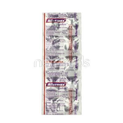 Allermax Plus Tablet 10'S - Allergies-Ant