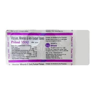 Primi 3590 Tablet 10'S - Supplements-Vam